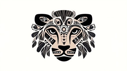 Ornate Feline Majesty