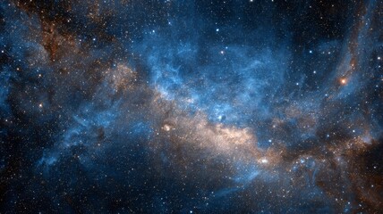 Vast night sky filled with countless twinkling stars over a serene landscape, showcasing the beauty and mystery of the cosmos