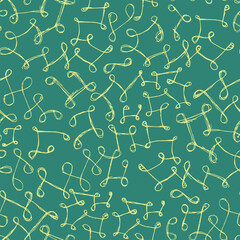 Seamless abstract doodle pattern. Print for textile, wallpaper, covers, surface. Vintage template for fashion prints.