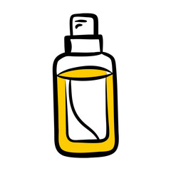 Rectangular Liquid Cosmetic Spray Bottle Icon For Web And Graphic Design