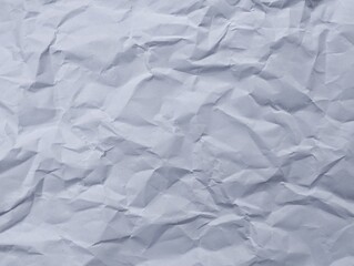Abstract white crumpled paper texture. Suitable for background 