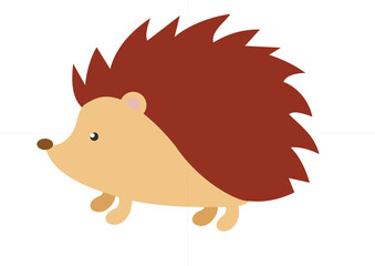 hedgehog animal cartoon isolated icon design, vector illustration  graphic