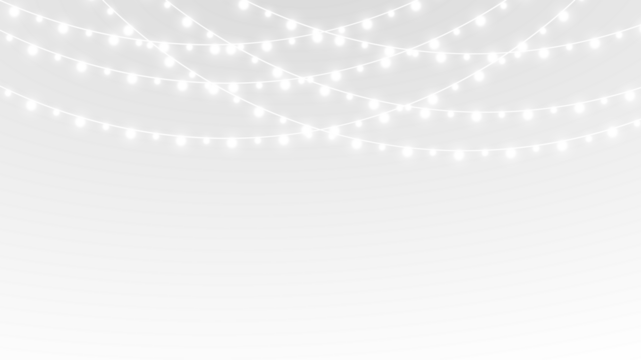 Christmas garland light festive ribbon stage.
