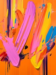 Vibrant Hues: An Abstract Expressionist Canvas
