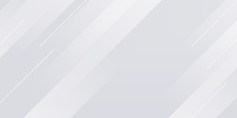 Diagonal grey gradient lines background. Abstract silver stripes wallpaper. Abstract gray tech backdrop. Oblique gris texture for graphic design, poster, banner, flyer, brochure, presentation. 