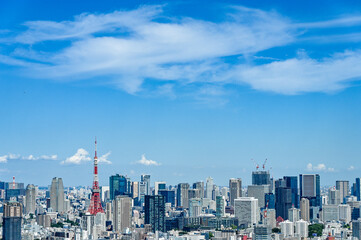日本東京の都市風景