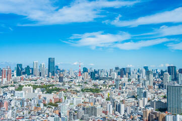 日本東京の都市風景