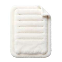 Plush document, isolated on transparent background