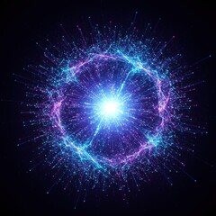 Obraz premium Abstract Digital Core and Network
