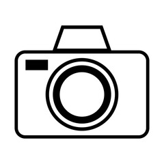 Camera vector silhouette , clip art, and symbol. Shilhouette of  camera concept and simple design
