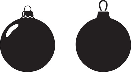 set of christmas decorations Black and White Christmas Ball Ornament

Vector Icon of a Christmas Bauble

Simple Holiday Tree Ornament Graphic