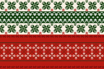 Christmas Sweater Inspired Border Designs
