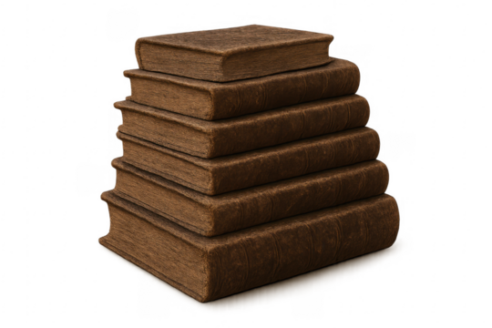 Stack of old books depicting knowledge and education - Powered by Adobe