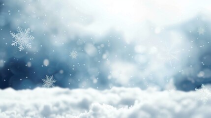 Holiday Illustration & Vectors: Cold Winter Ice, Silver Star Lights, Night Snow Scenes & Christmas Art