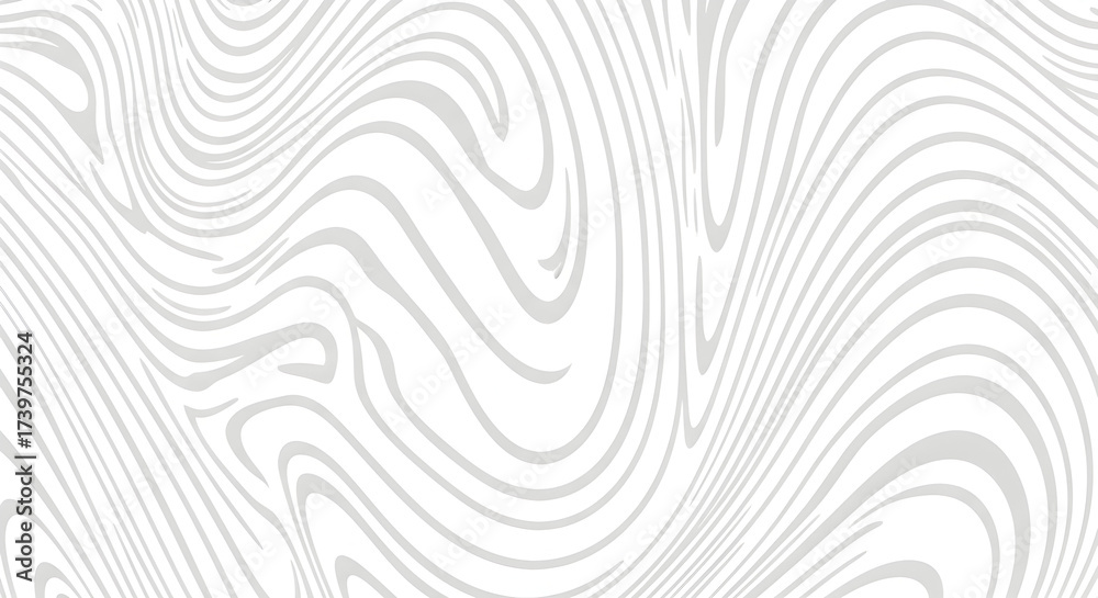 Wall mural Subtle organic pattern of flowing lines in light gray and white creates a calming and elegant background for design projects and visual presentations