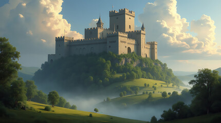 Grand Castle on Sunny Hill