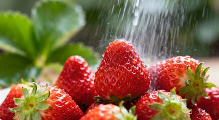 Close-up of a customer's hand holding a smartphone with a digital QR code for contactless payment over fresh fruit at a grocery store