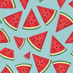 watermelon seamless pattern