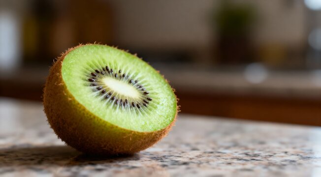 Close-up of a customer's hand holding a smartphone with a digital QR code for contactless payment over fresh fruit at a grocery store