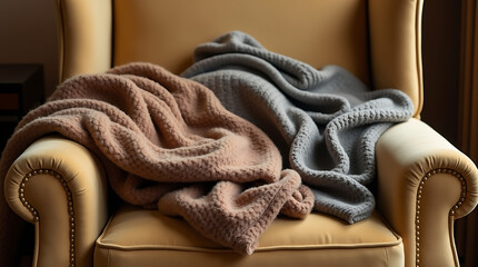 Cozy Knitted Throw Blanket