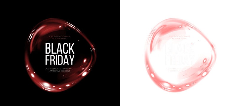 Stylish Black Friday graphics in PNG format. Use these transparent overlays for engaging photo promotions.