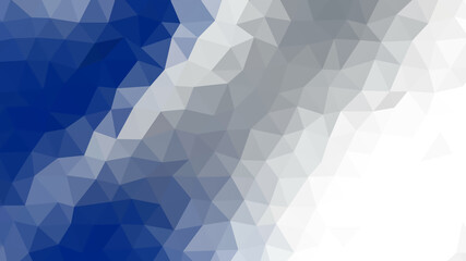 Obraz premium Corporate. Geometric. Abstract. A clean and professional abstract background with a blue, grey, and white low poly pattern, ideal for a corporate presentation, a modern business website, or a financia