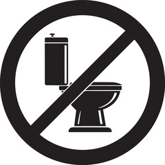 No toilet icon