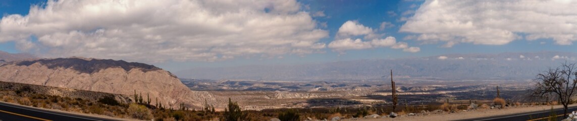 Panoramic view of Amaicha del valle, Tucuman