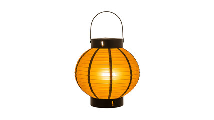 Illuminated yellow lantern casting warm glow, perfect for peaceful ambiance or festive decorations creating a cozy and inviting atmosphere, ideal for events