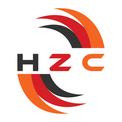 HZC letter design. HZC letter technology logo design. HZC Monogram logo design for an entrepreneur and business.