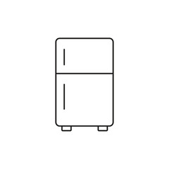 Fridge Freezer Condenser Icon Vector Illustration on White Background..eps