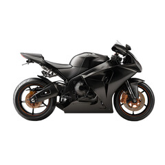 Sleek Black Speed Motorcycle: Professional Design for Speed Enthusiasts