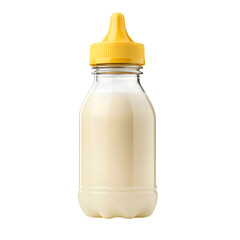 Professional Baby Bottle with Milk Isolated on White Background for Marketing Materials
