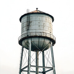 water tank in white background