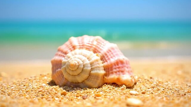 seashell on the beach