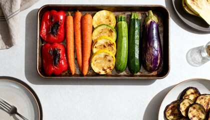 vegetables on a plate