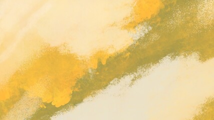 Obraz premium Yellow and green watercolor textured abstract background artistic design