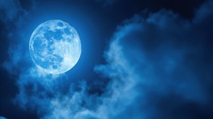 Lunar Astronomy Vistas: Full Moon Craters, Dark Night Skies, 3D Lunar Surface Orbits & Abstract Moonlight Backgrounds