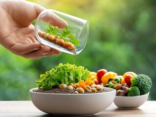 Nurturing Life: A Sprout's Journey