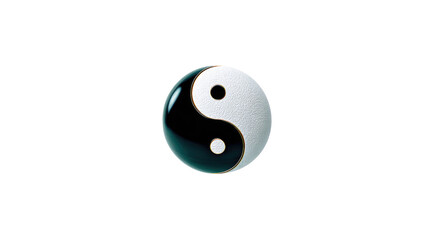 Yin and Yang Symbol: A depiction of the Yin and Yang symbol, illustrating the concept of duality and harmony within the universe.