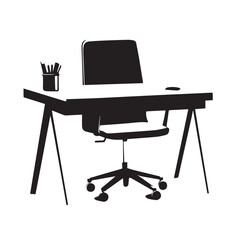 office desk and chair
