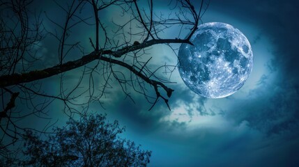 Lunar Astronomy Vistas: Full Moon Craters, Dark Night Skies, 3D Lunar Surface Orbits & Abstract Moonlight Backgrounds