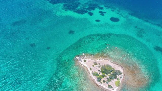 Deserted island in the Aegean sea - Izmir Cesme Island