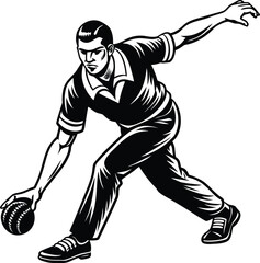 Baseball player silhouette vector illustration of an athlete with a ball running in a sports competition