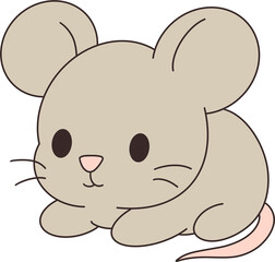 쥐 일러스트