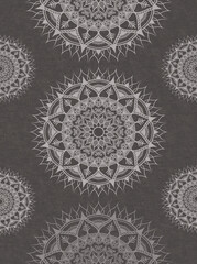 ornamental round lace pattern