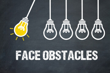 Fototapeta premium Face Obstacles 