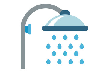 Fototapeta premium blue shower head