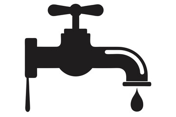 water tap isolated