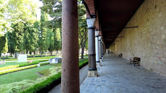 The second courtyard of the Topkapi Palace, Istanbul